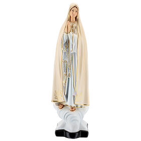 Statue of Our Lady of Fatima in painted resin 30 cm