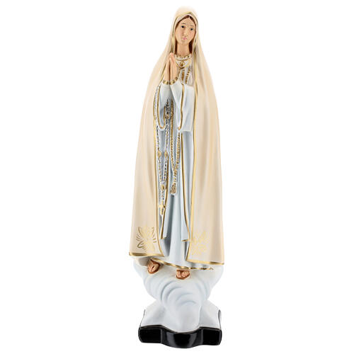 Statue of Our Lady of Fatima in painted resin 30 cm 1