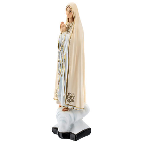 Statue of Our Lady of Fatima in painted resin 30 cm 2