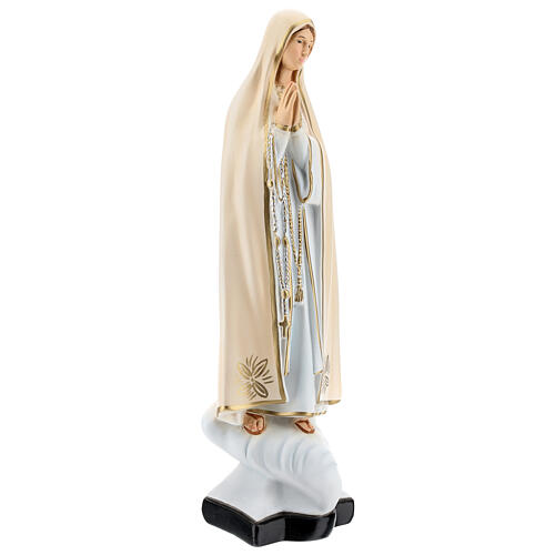 Statue of Our Lady of Fatima in painted resin 30 cm 3