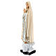 Statue of Our Lady of Fatima in painted resin 30 cm s2