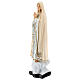Statua Madonna di Fatima resina 30 cm dipinta s2
