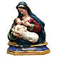 Bust of Mary nursing Jesus 100 m fiberglass, 1700s Neapolitan s1