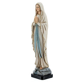 Statue of Our Lady of Lourdes in painted resin 20 cm