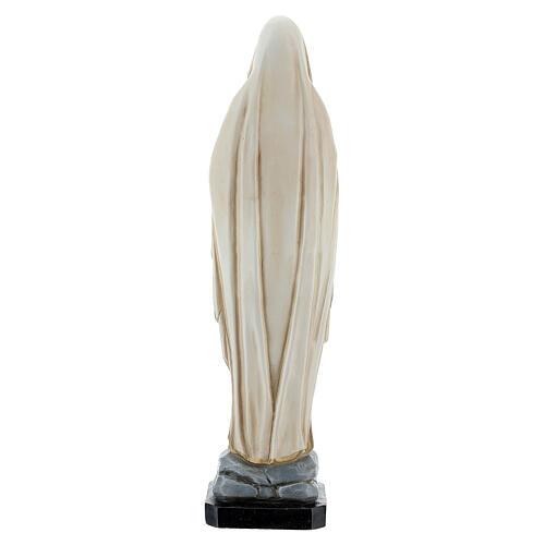 Statue of Our Lady of Lourdes in painted resin 20 cm 4