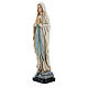 Statue of Our Lady of Lourdes in painted resin 20 cm s2