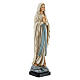 Estatua Virgen de Lourdes 20 cm resina pintada s3