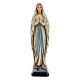 Madonna of Lourdes statue, 20 cm painted resin s1