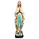 Statue of Our Lady of Lourdes in painted resin 40 cm s1