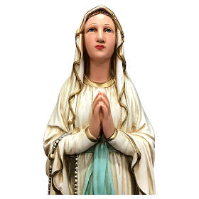 Lady of Lourdes statue, 40 cm painted resin