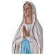 Estatua Virgen de Lourdes 75 cm fibra de vidrio lúcida PARA EXTERIOR s4
