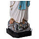 Estatua Virgen de Lourdes 75 cm fibra de vidrio lúcida PARA EXTERIOR s6