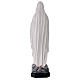 Estatua Virgen de Lourdes 75 cm fibra de vidrio lúcida PARA EXTERIOR s7