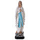 Statua Madonna di Lourdes 75 cm vetroresina lucida PER ESTERNO s1