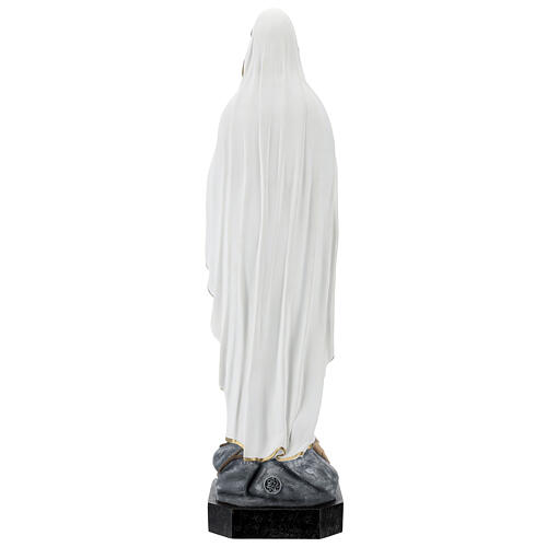 Estatua Virgen de Lourdes 75 cm fibra de vidrio pintada 7