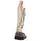 Estatua Virgen de Lourdes fibra de vidrio 130 cm pintada ojos de cristal s5