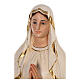 Estatua Virgen de Lourdes fibra de vidrio 130 cm pintada ojos de cristal s6