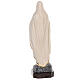 Estatua Virgen de Lourdes fibra de vidrio 130 cm pintada ojos de cristal s10