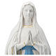 Statue of Our Lady of Lourdes in white fibreglass 130 cm FOR EXTERNAL USE s2