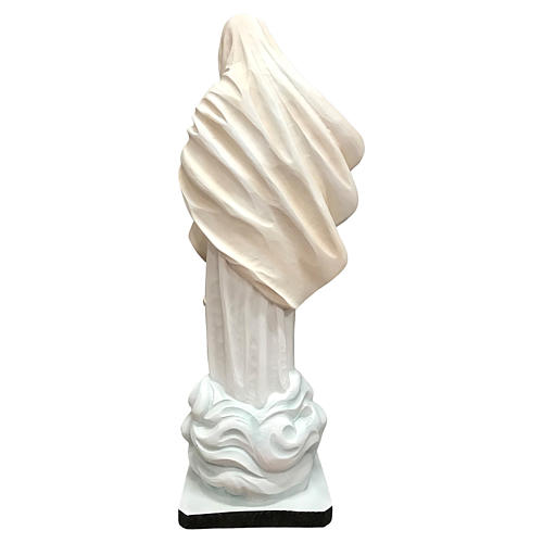 Estatua Virgen de Medjugorje 60 cm fibra de vidrio pintada 5
