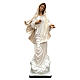 Estatua Virgen de Medjugorje 60 cm fibra de vidrio pintada s1