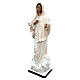 Estatua Virgen de Medjugorje 60 cm fibra de vidrio pintada s3