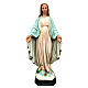 Statue of Our Lady of Miracles in painted fibreglass 40 cm s1