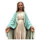 Statue of Our Lady of Miracles in painted fibreglass 40 cm s2