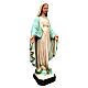 Statue of Our Lady of Miracles in painted fibreglass 40 cm s4