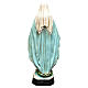 Statue of Our Lady of Miracles in painted fibreglass 40 cm s5