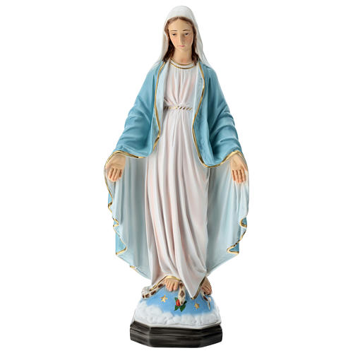 Statue of Our Lady of Miracles in painted fibreglass 50 cm 1