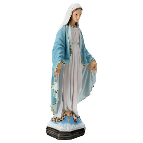 Statue of Our Lady of Miracles in painted fibreglass 50 cm 5