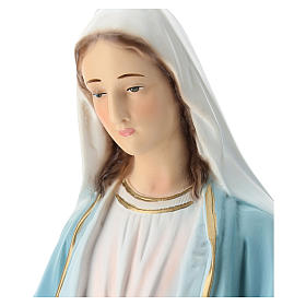 Estatua Virgen Milagrosa 50 cm fibra de vidrio pintada