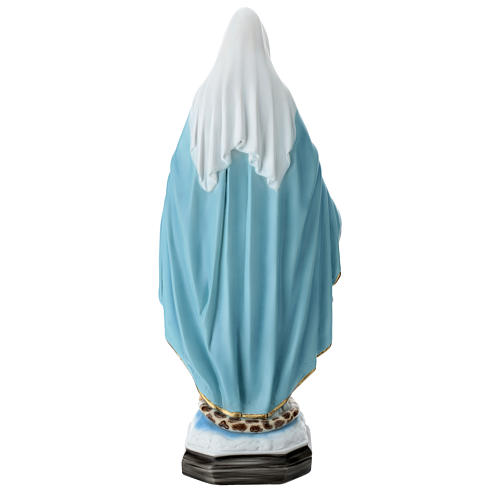 Miraculous Mary statue open arms, 50 cm painted resin 6