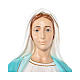Statue of Our Lady of Miracles in painted fibreglass with glass eyes 180 cm s2