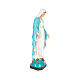 Estatua Virgen Milagrosa 180 cm fibra de vidrio pintada ojos de cristal s3