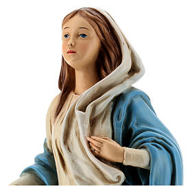Statue of Mary of Nazareth in painted resin 30 cm