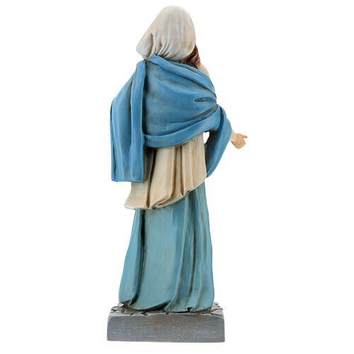 Statue of Mary of Nazareth in painted resin 30 cm 5