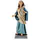 Statue of Mary of Nazareth in painted resin 30 cm s1