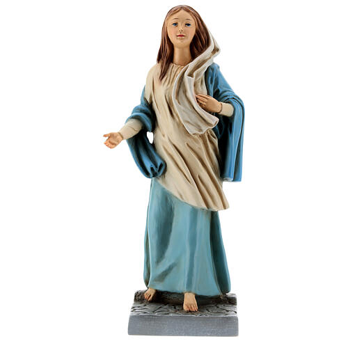 Statua Madonna di Nazareth 30 cm resina dipinta 1
