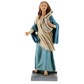 Mary of Nazareth statue, 30 cm painted resin