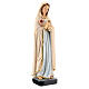 Statue of Mary of the Mystic Rose in painted resin 30 cm s4