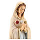 Statua Madonna Rosa Mistica resina 30 cm dipinta s2