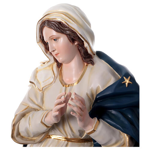 Estatua Virgen Inmaculada 145 cm fibra de vidrio pintada 2