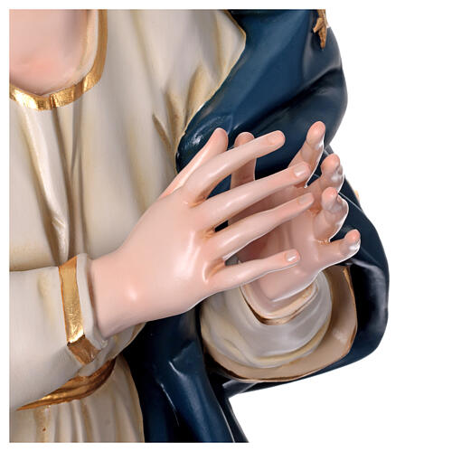 Estatua Virgen Inmaculada 145 cm fibra de vidrio pintada 5