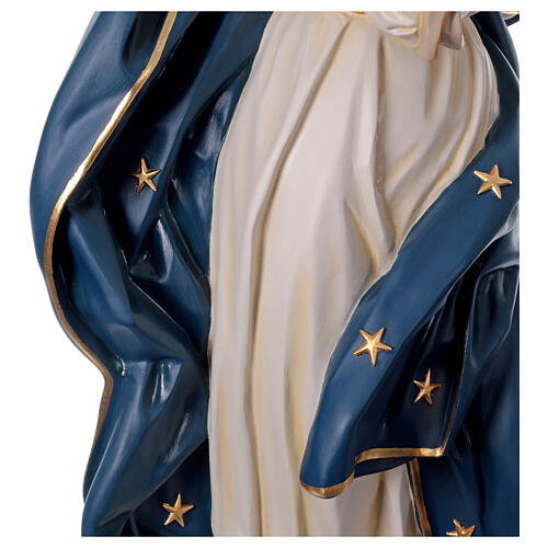 Estatua Virgen Inmaculada 145 cm fibra de vidrio pintada 13