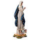 Estatua Virgen Inmaculada 145 cm fibra de vidrio pintada s6