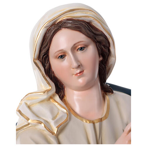 Nossa Senhora da Imaculada Conceição 145 Fibra de Vidro Pintada estilo napolitano 11