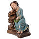Statue of sleeping Baby Jesus in painted resin 30 cm s2