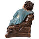 Estatua Niño Jesús que duerme resina 30 cm pintada s4